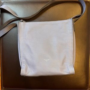 Tahari T Blue Leather Crossbody